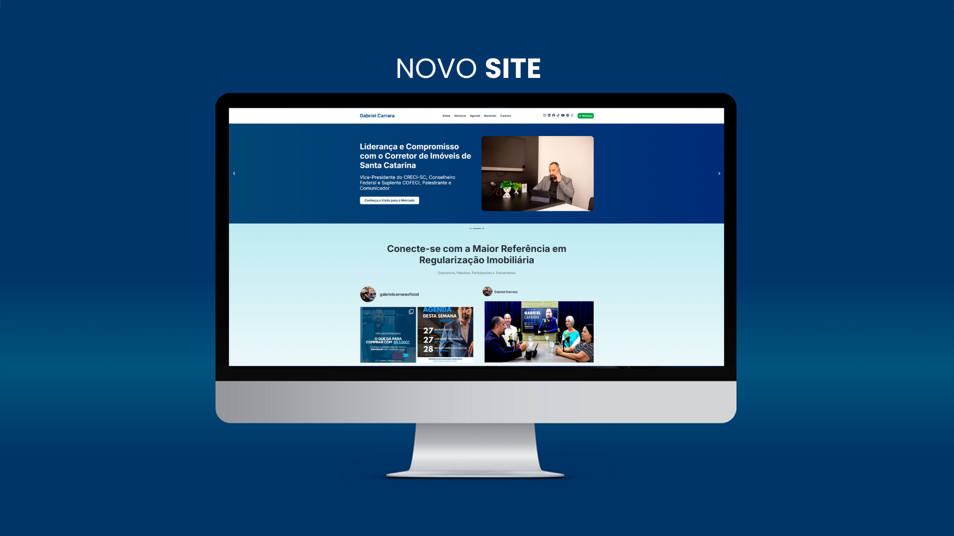 Novo site Gabriel Carrara
